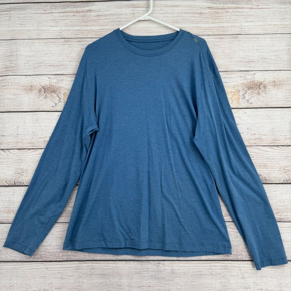 lululemon athletica Blue Long Sleeve Tee